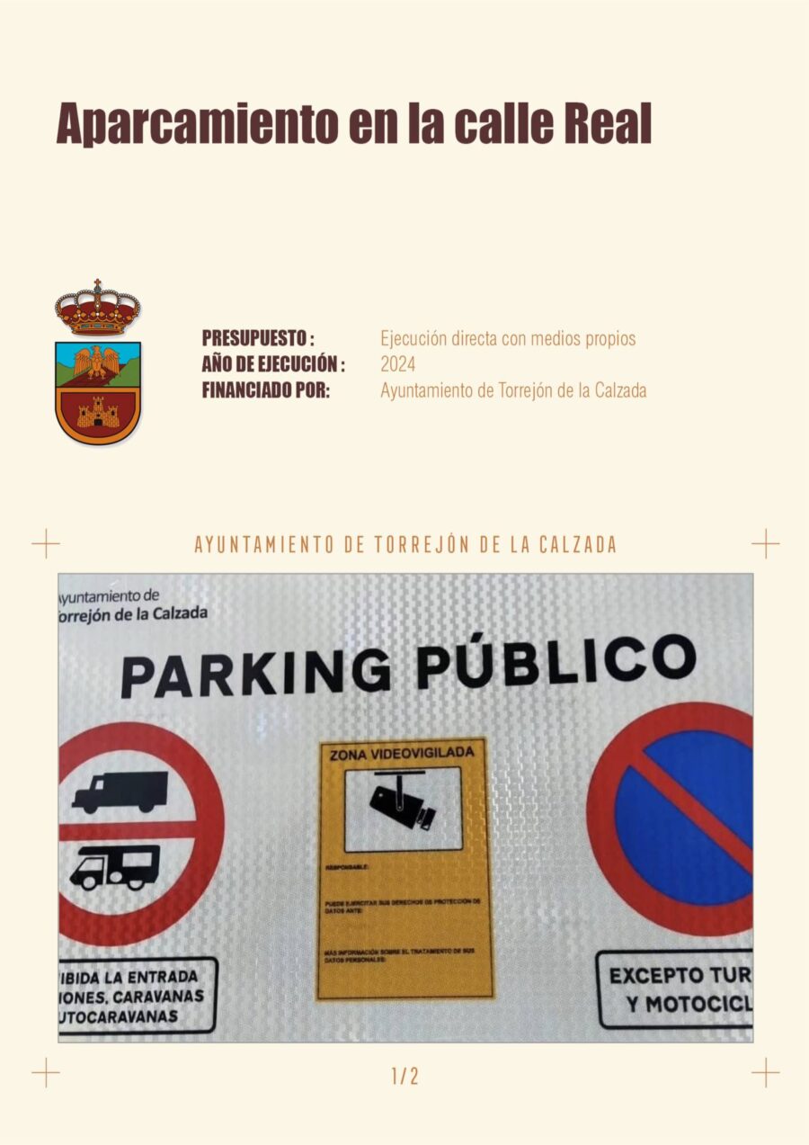 Aparcamiento Calle Real