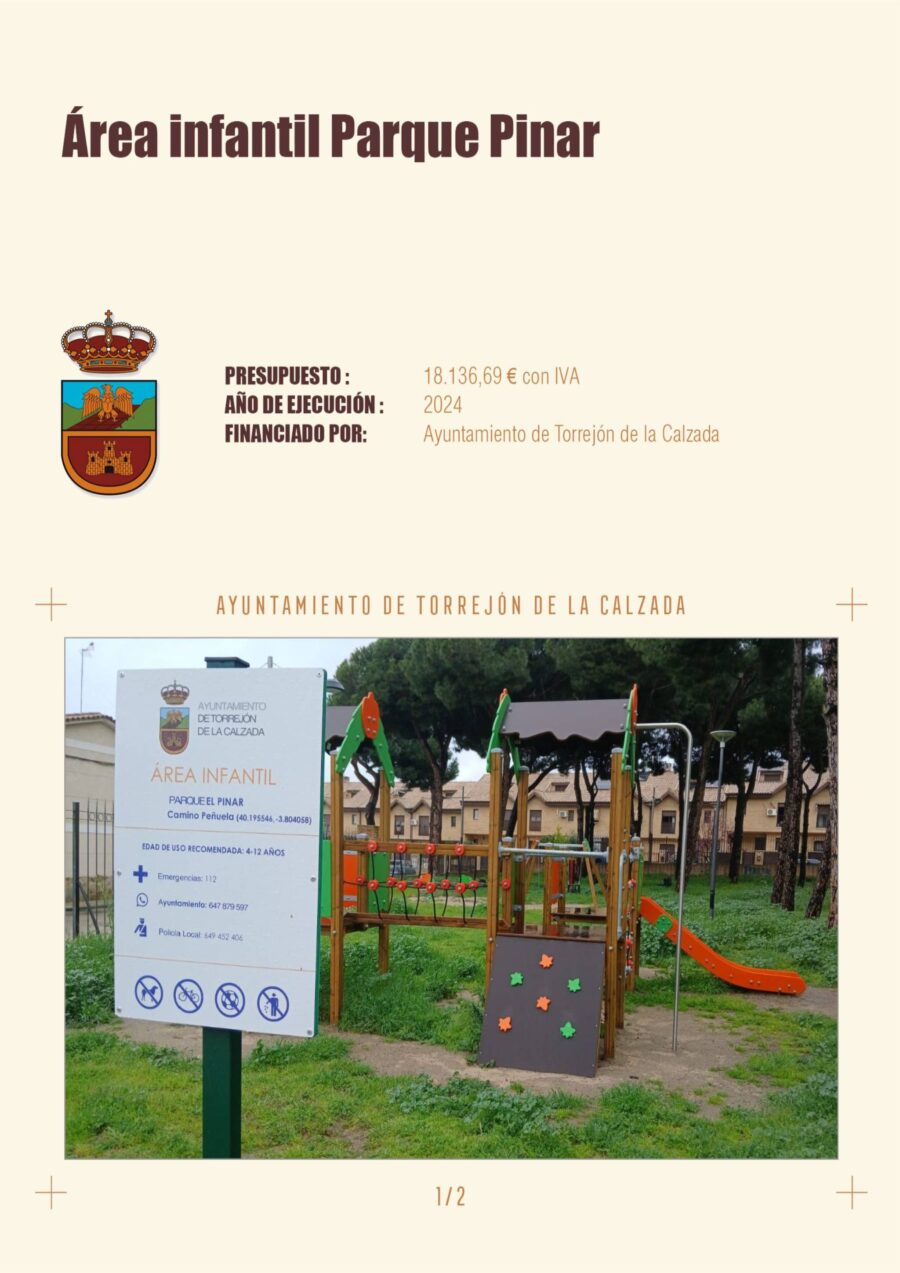 Área Infantil Parque Pinar