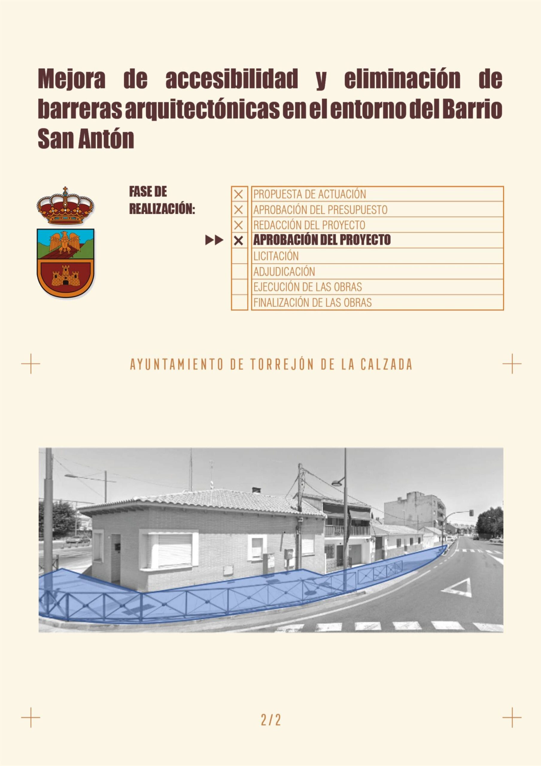 Mejora de la accesibilidad en el entorno del Barrio San Antón