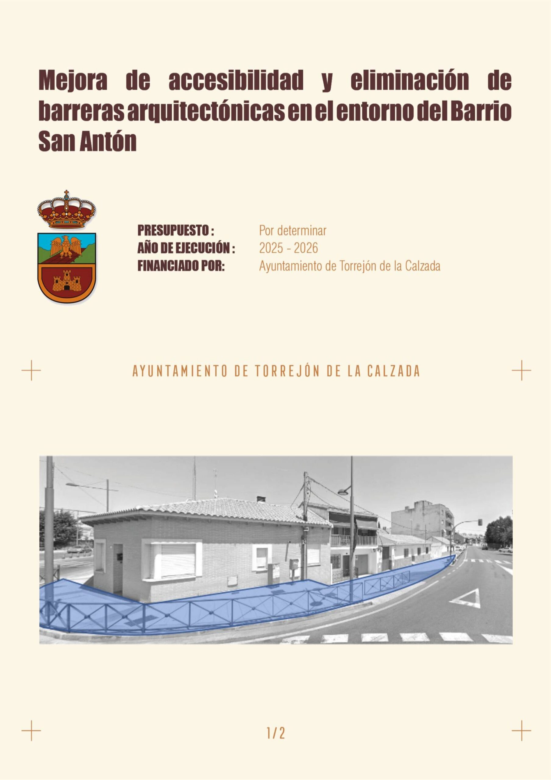 Mejora de la accesibilidad en el entorno del Barrio San Antón