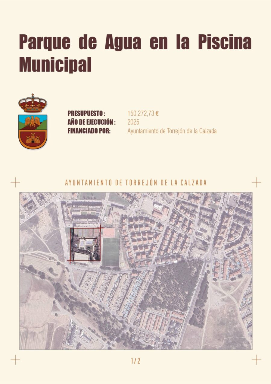 Parque de agua en la Piscina Municipal