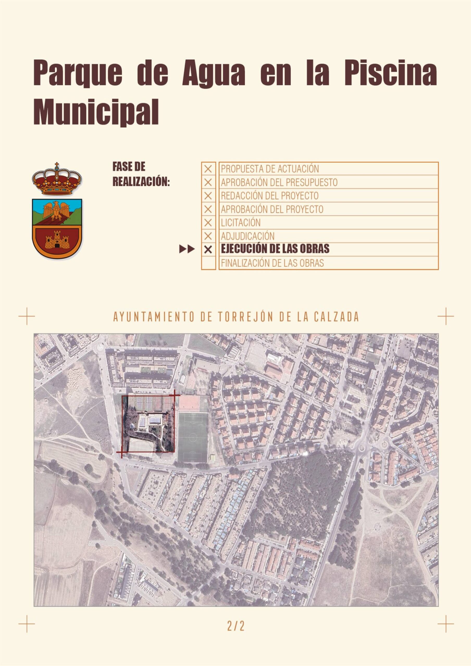 Parque de agua en la Piscina Municipal